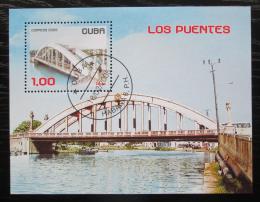 Poštová známka Kuba 2005 Mosty Mi# Block 197