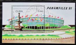 Potov znmka Kuba 1991 Vstava PANAMFILEX Mi# Block 124