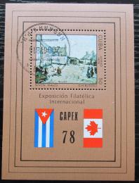 Poštová známka Kuba 1978 Výstava CAPEX Mi# Block 54