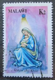 Poštová známka Malawi 1991 Vianoce Mi# 580 Kat 8€