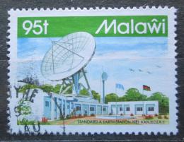 Poštová známka Malawi 1992 Pozemní satelit Mi# 611