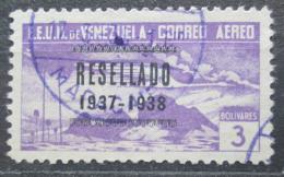 Poštová známka Venezuela 1937 Alegorie letu pretlaè Mi# 229 Kat 15€
