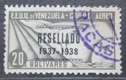 Poštová známka Venezuela 1937 Alegorie letu pretlaè RARITA Mi# 231 Kat 60€