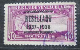 Poštová známka Venezuela 1937 Lietadlo nad Caracasem pretlaè Mi# 230 Kat 50€