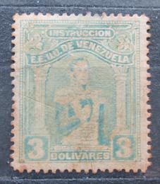 Poštová známka Venezuela 1914 Simón Bolívar, kolkovací Mi# 113