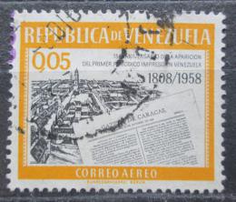Poštová známka Venezuela 1960 První noviny Mi# 1339