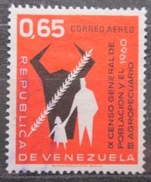 Poštová známka Venezuela 1961 Sèítání lidu Mi# 1402