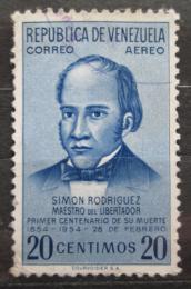 Poštová známka Venezuela 1954 Simón Rodriguez Mi# 1078