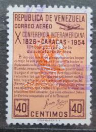 Poštová známka Venezuela 1954 Panamerická konference Mi# 1083
