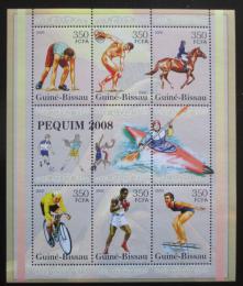 Poštové známky Poštová známka Guinea-Bissau 2005 LOH Peking Mi# Block 520 Kat 16€
