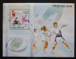 Poštová známka Guinea-Bissau 2005 LOH Peking Mi# Block 520 Kat 16€