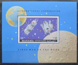 Poštová známka Manáma 1970 Vesmírná spolupráce Mi# Block 53 A Kat 16€