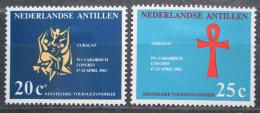 Potov znmky Holandsk Antily 1963 Zdravotnick kongres Mi# 128-29 - zvi obrzok