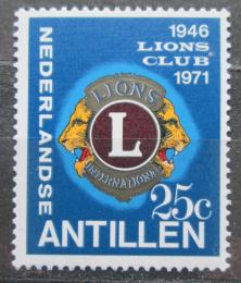 Poštová známka Holandské Antily 1971 Lions Intl., 25. výroèie Mi# 229