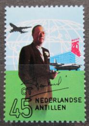 Poštová známka Holandské Antily 1971 Princ Bernard a letadla Mi# 234