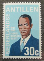 Potov znmka Holandsk Antily 1974 Lionel Bernard Scott, politik Mi# 277 - zvi obrzok