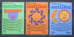 Potov znmky Holandsk Antily 1974 Dtsk psniky Mi# 289-91