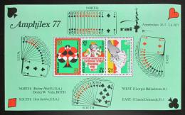 Potov znmky Holandsk Antily 1977 Brid, hrac karty Mi# Block 5 - zvi obrzok