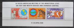 Poštové známky Holandské Antily 1979 Domácí zvíøata Mi# Block 9