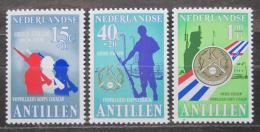 Potov znmky Holandsk Antily 1979 Armda dobrovolnk Mi# 395-97 - zvi obrzok