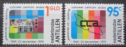 Potov znmky Holandsk Antily 1979 Kulturn centrum na Arub Mi# 407-08