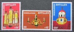 Poštové známky Holandské Antily 1980 Kostel na Curacao Mi# 409-11