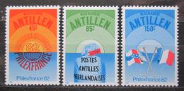 Poštové známky Holandské Antily 1982 Výstava PHILEXFRANCE Mi# 474-76