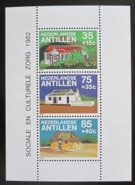 Poštové známky Holandské Antily 1982 Místní architektura Mi# Block 23
