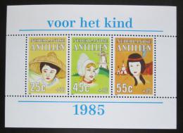 Poštové známky Holandské Antily 1985 Dìti svìta Mi# Block 29