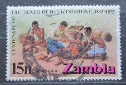 Poštová známka Zambia 1973 David Livingstone Mi# 106