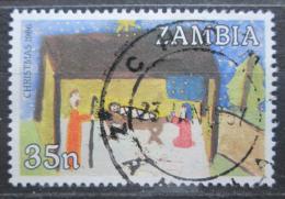 Poštová známka Zambia 1986 Vianoce Mi# 369