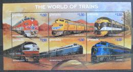Poštové známky Grenada 1999 Lokomotívy Mi# 3872-77