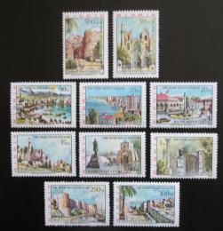 Poštové známky Cyprus Tur. 1975 Turistické zaujímavosti Mi# 10-19 Kat 30€