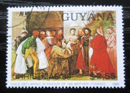 Poštová známka Guyana 1989 Vianoce, umenie, Rubens Mi# 3075 Kat 4.50€