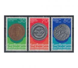 Poštové známky Lichtenštajnsko 1977 Mince Mi# 677-79