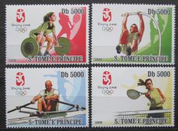 Poštové známky Svätý Tomáš 2008 LOH Peking Mi# 3412-15 Kat 12€
