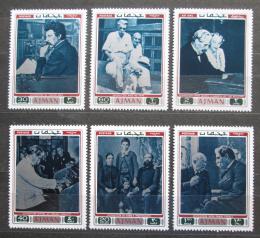 Poštové známky Adžmán 1971 Albert Schweitzer Mi# 801-06 Kat 6.50€