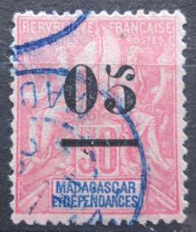 Poštová známka Madagaskar 1902 Koloniální alegorie pretlaè Mi# 49 Kat 5€