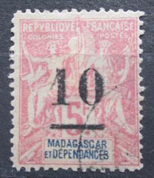 Poštová známka Madagaskar 1902 Koloniální alegorie pretlaè Mi# 50 Kat 20€