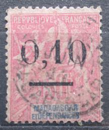 Poštová známka Madagaskar 1902 Koloniální alegorie pretlaè Mi# 54 II Kat 6.50€