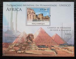 Poštová známka Mozambik 2010 Památky UNESCO - Afrika Mi# Mi# Block 352 Kat 10€