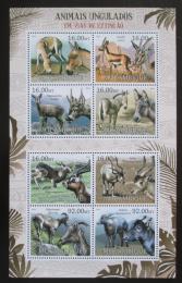 Poštové známky Mozambik 2012 Kopytníci na cestì k vyhynutí Mi# Mi# 5674-81 Kat 16€