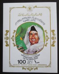 Poštová známka Líbya 1979 Muammar Kaddáfí Mi# Block 40