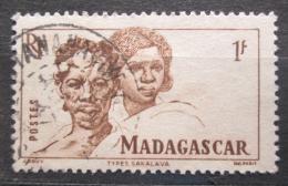 Poštová známka Madagaskar 1946 Domorodci Mi# Mi# 393