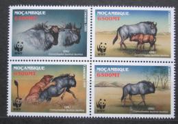 Poštové známky Mozambik 2000 Pakùò žíhaný, WWF Mi# 1757-60