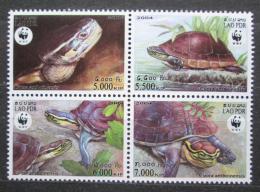 Poštové známky Laos 2004 Korytnaèka amboinská, WWF Mi# 1927-30 Kat 10€