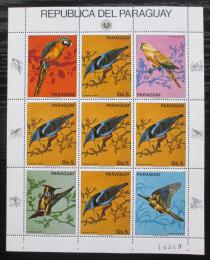 Poštové známky Paraguaj 1983 Vtáci Mi# 3674 Bogen Kat 30€