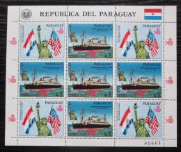 Poštové známky Paraguaj 1986 Loï a Socha slobody Mi# 4009 Bogen Kat 25€