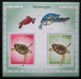 Poštové známky Guinea-Bissau 2010 Korytnaèky Mi# Block 867 Kat 12€