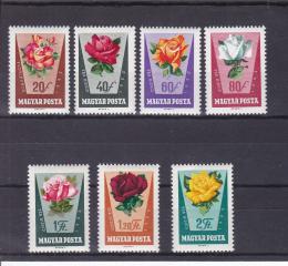 Poštové známky Maïarsko 1962 Rùže Mi# 1856-62